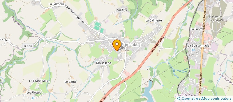 localisation de l'entreprise MADAME VIRGINIE LOUBIERE  LUC-LA-PRIMAUBE