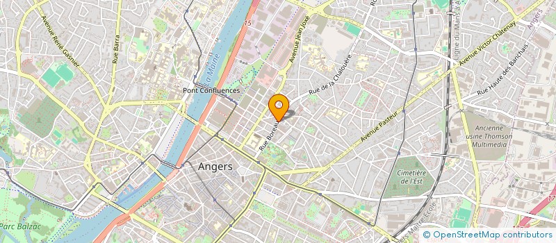 localisation de l'entreprise MADAME VIRGINIE LOUISE BERGUE  ANGERS