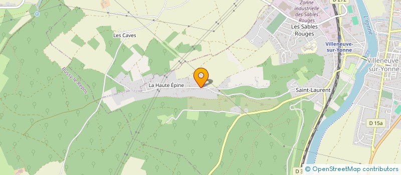 localisation de l'entreprise MADAME VIRGINIE LOURENCO  VILLENEUVE-SUR-YONNE