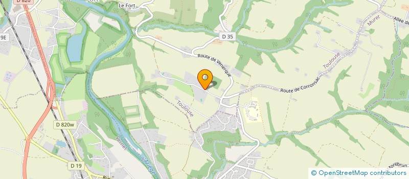 localisation de l'entreprise MADAME VIRGINIE LOUVET  CLERMONT-LE-FORT