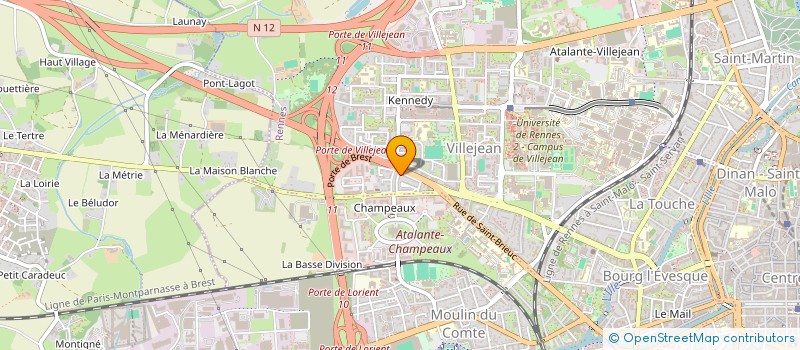 localisation de l'entreprise MADAME VIRGINIE LOZAY  RENNES