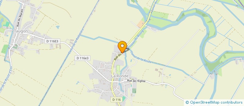 localisation de l'entreprise MADAME VIRGINIE LUCAS  LA RONDE