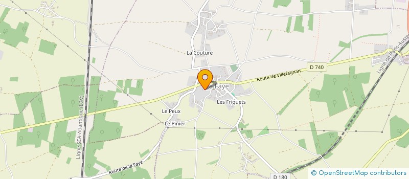 localisation de l'entreprise MADAME VIRGINIE LUCIDARME à LA FAYE