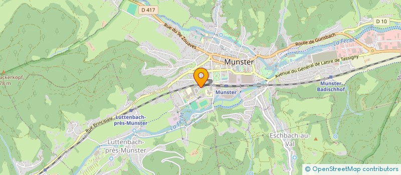 localisation de l'entreprise MADAME VIRGINIE LUCIE RITA LAMPS  MUNSTER