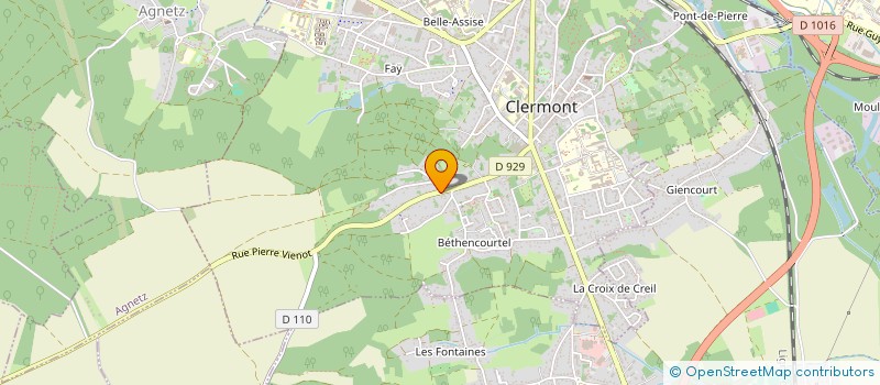 localisation de l'entreprise MADAME VIRGINIE LUZU à CLERMONT