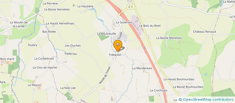 localisation de l'entreprise MADAME VIRGINIE MACE  SAINT-DOMINEUC