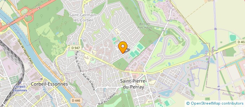 localisation de l'entreprise MADAME VIRGINIE MADELENAT à SAINT-GERMAIN-LES-CORBEIL