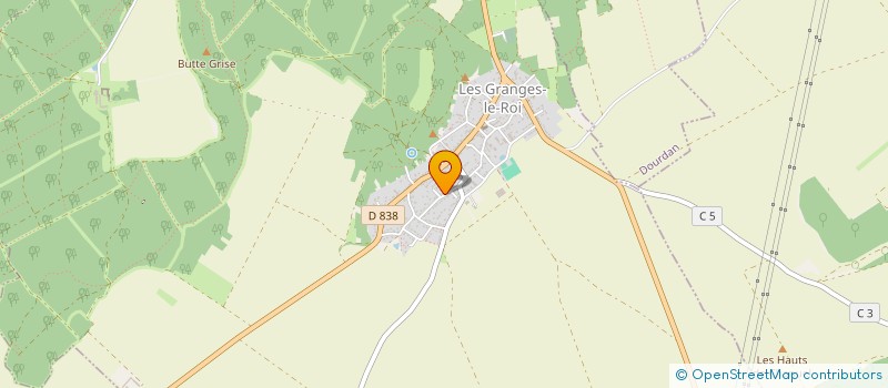 localisation de l'entreprise MADAME VIRGINIE MAGINOT à LES GRANGES-LE-ROI