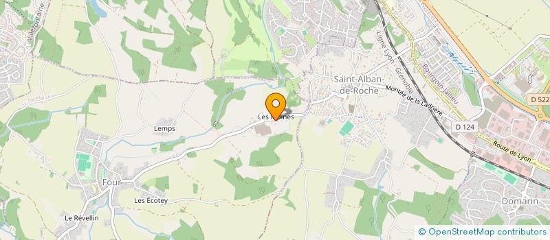 localisation de l'entreprise MADAME VIRGINIE MAGNARD  FOUR