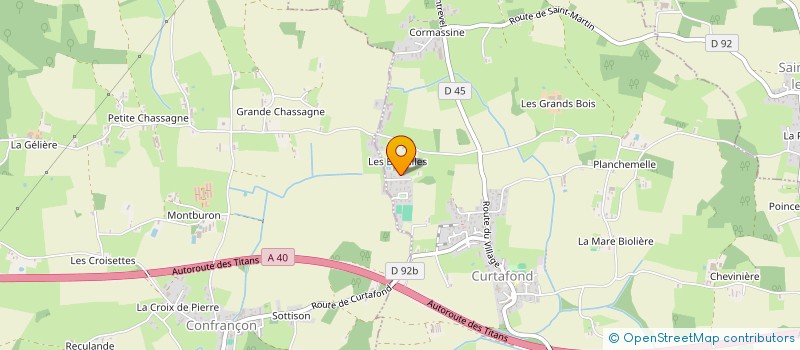 localisation de l'entreprise MADAME VIRGINIE MAGNON-PUJO  CURTAFOND