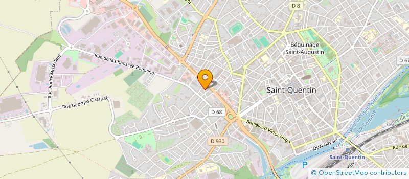 localisation de l'entreprise MADAME VIRGINIE MAILLET à SAINT-QUENTIN