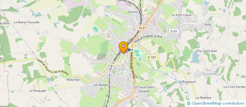 localisation de l'entreprise MADAME VIRGINIE MAILLIE  THIVIERS