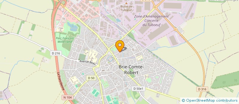 localisation de l'entreprise MADAME VIRGINIE MAILLOT  BRIE-COMTE-ROBERT