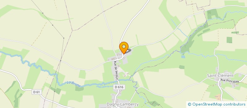 localisation de l'entreprise MADAME VIRGINIE MAIRESSE  DAGNY-LAMBERCY