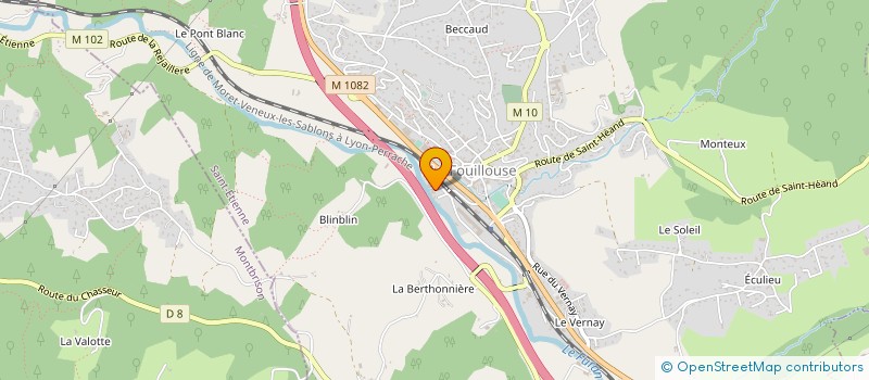 localisation de l'entreprise MADAME VIRGINIE MAISSE  LA FOUILLOUSE