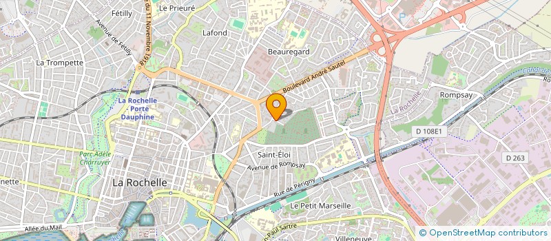 localisation de l'entreprise MADAME VIRGINIE MAIZEROI  LA ROCHELLE