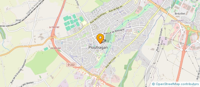 localisation de l'entreprise MADAME VIRGINIE MALEFANT  PLOUFRAGAN