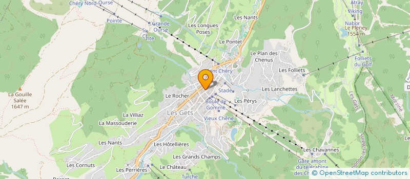 localisation de l'entreprise MADAME VIRGINIE MALGRAND à LES GETS