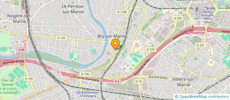 localisation de l'entreprise MADAME VIRGINIE MAMOU à BRY-SUR-MARNE