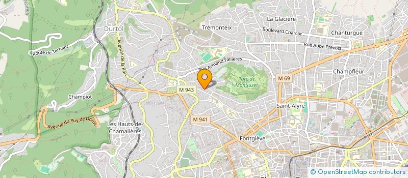 localisation de l'entreprise MADAME VIRGINIE MANRY  CLERMONT-FERRAND