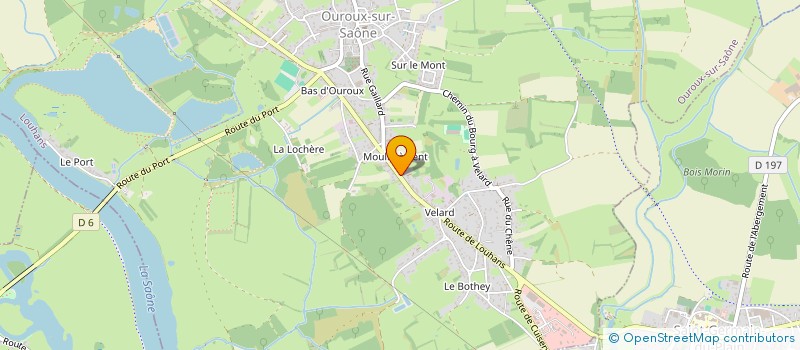 localisation de l'entreprise MADAME VIRGINIE MANSOT  SAINT-GERMAIN-DU-PLAIN