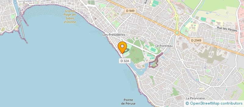 localisation de l'entreprise MADAME VIRGINIE MANTELIER à LES SABLES D'OLONNE