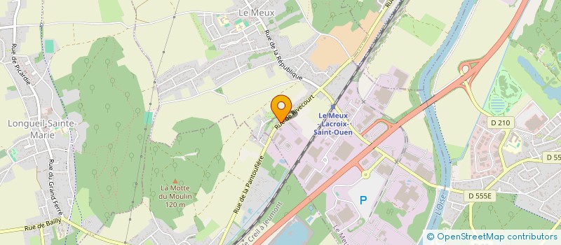 localisation de l'entreprise MADAME VIRGINIE MARAIS  LE MEUX