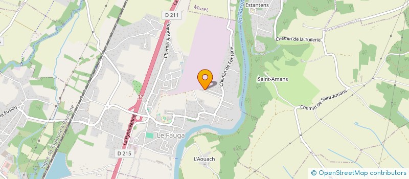 localisation de l'entreprise MADAME VIRGINIE MARCEAU  LE FAUGA