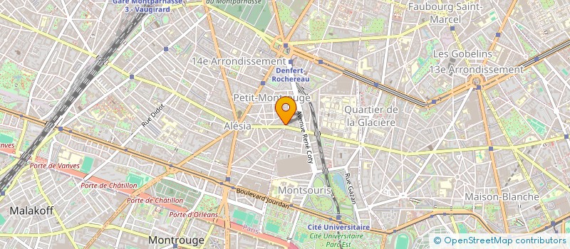 localisation de l'entreprise MADAME VIRGINIE MARCHAND  PARIS