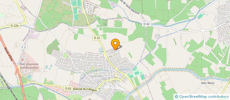 localisation de l'entreprise MADAME VIRGINIE MARCHERON  SALEILLES