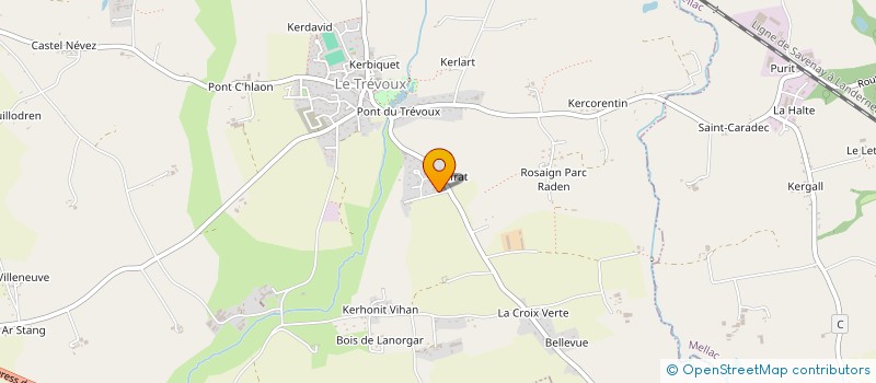 localisation de l'entreprise MADAME VIRGINIE MARCOTTE  LE TREVOUX