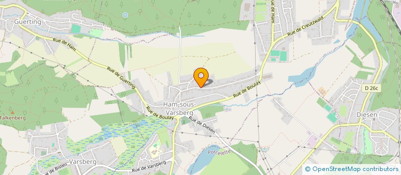 localisation de l'entreprise MADAME VIRGINIE MAREK  HAM-SOUS-VARSBERG