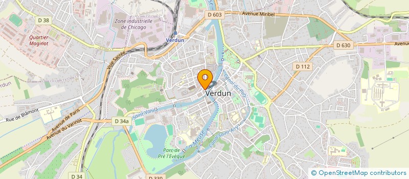 localisation de l'entreprise MADAME VIRGINIE MARGARET SPRUNCK à VERDUN