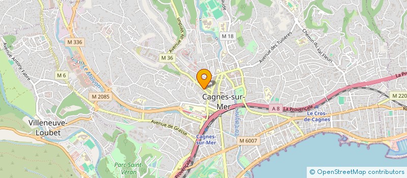 localisation de l'entreprise MADAME VIRGINIE MARIE à CAGNES-SUR-MER