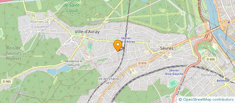 localisation de l'entreprise MADAME VIRGINIE MARIE ROSE CHUIMER  VILLE-D'AVRAY