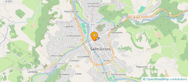 localisation de l'entreprise MADAME VIRGINIE MARLIN à SAINT-GIRONS