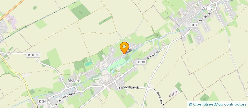 localisation de l'entreprise MADAME VIRGINIE MARQUANT  MONCHY-AU-BOIS