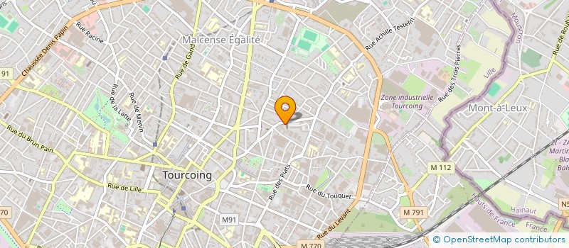 localisation de l'entreprise MADAME VIRGINIE MARQUANT  TOURCOING