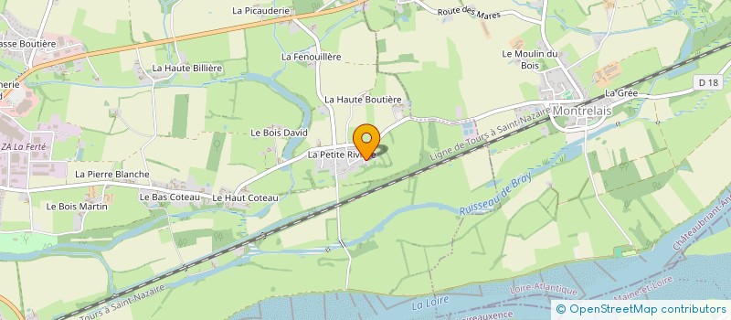 localisation de l'entreprise MADAME VIRGINIE MARSTEAU  LOIREAUXENCE