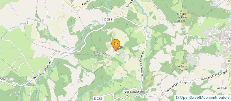 localisation de l'entreprise MADAME VIRGINIE MARTIN  ARROS-DE-NAY