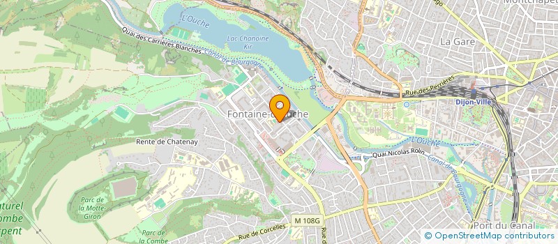 localisation de l'entreprise MADAME VIRGINIE MARTIN  DIJON