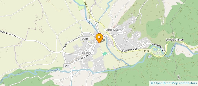 localisation de l'entreprise MADAME VIRGINIE MARTIN  DAUPHIN