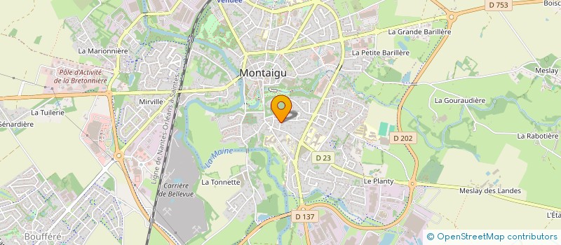 localisation de l'entreprise MADAME VIRGINIE MARTIN à MONTAIGU-VENDEE