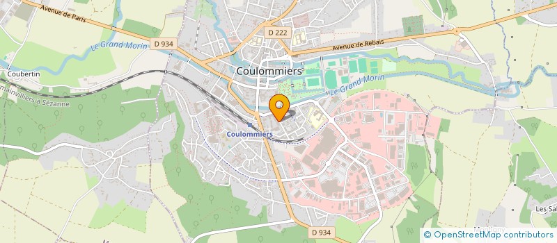 localisation de l'entreprise MADAME VIRGINIE MARTIN à COULOMMIERS