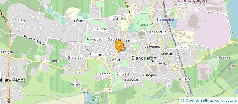 localisation de l'entreprise MADAME VIRGINIE MARTIN à BLANQUEFORT
