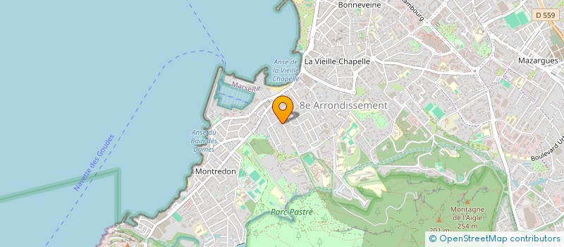 localisation de l'entreprise MADAME VIRGINIE MARTIN - LAVAL  MARSEILLE