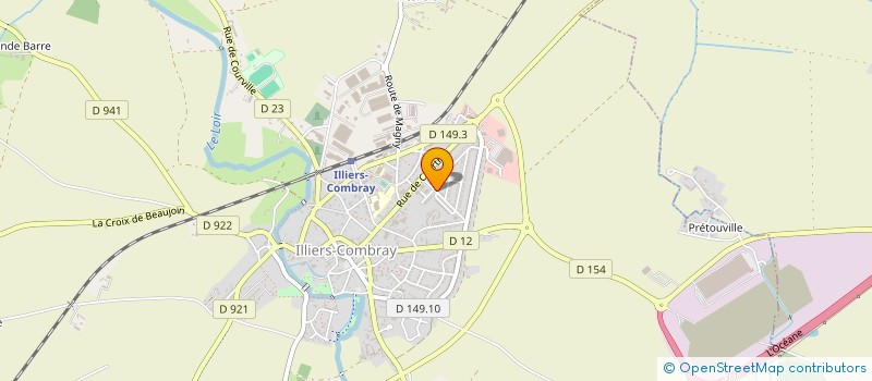 localisation de l'entreprise MADAME VIRGINIE MARTINEZ à ILLIERS-COMBRAY