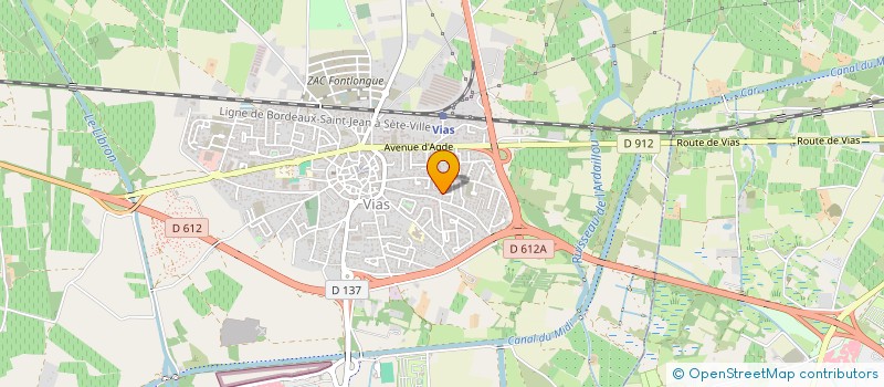 localisation de l'entreprise MADAME VIRGINIE MARTROU  VIAS