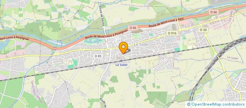 localisation de l'entreprise MADAME VIRGINIE MAS  LE SOLER