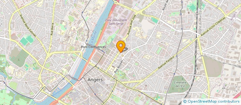 localisation de l'entreprise MADAME VIRGINIE MASSE à ANGERS